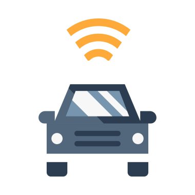 araba simgesi vektör illüstrasyonu