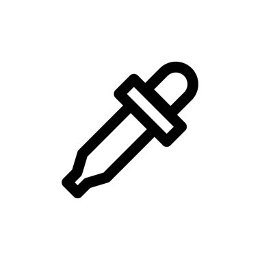 Siyah şekilli şırınga simgesi beyaz arkaplanda izole edildi. tıp sembolü çizimi.