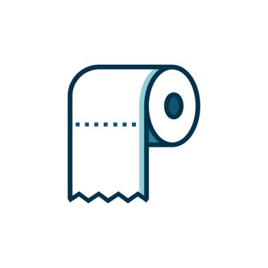 Tuvalet kağıdının vektör simgesi