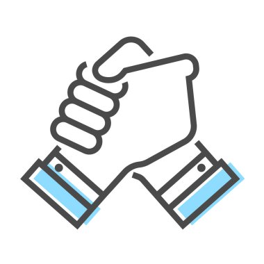 Tokalaşma web simgesi. Vektör illüstrasyonu 