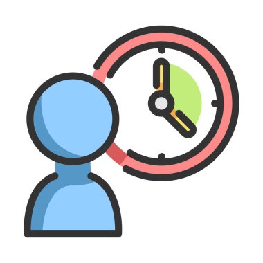 iş ve finans satırı vektör simgesi.