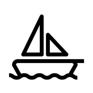 vektör çizgi simgesi tasarımı