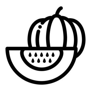 meyve Web simgesi, vektör illüstrasyonu 