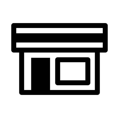 mobilya hattı vektör simgesi.