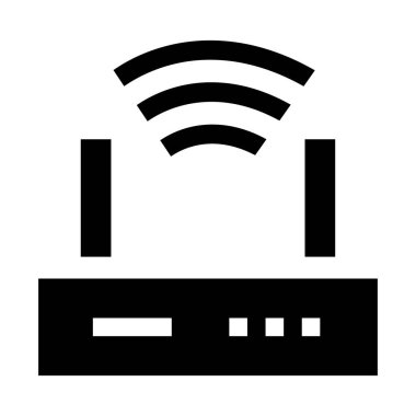 Kablosuz ve kablosuz ağ simgesi 