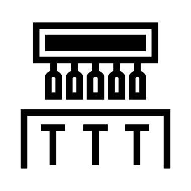 iş, simge, vektör illüstrasyonu 