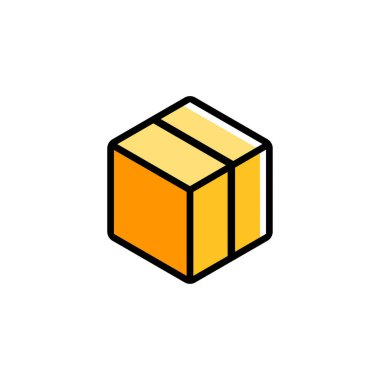 kutu simgesi, vektör illüstrasyonu