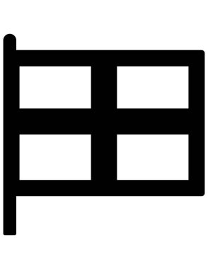 Bu bir bayrağın vektör çizimi.