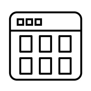 Modern eğitim ikonunun vektör illüstrasyonu