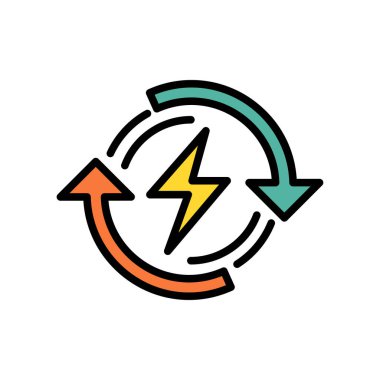 satır ok simgesi, vektör illüstrasyonu 