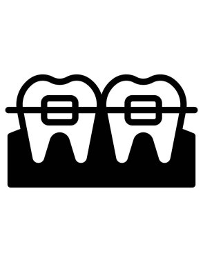 İnsan dişinin vektör çizimi 