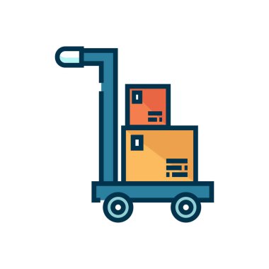 Web simgesini yükle. Vektör illüstrasyonu 