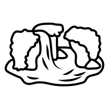 Bir mantar grubunun vektör çizimi