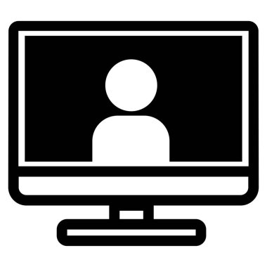 bilgisayar simgesi vektör illüstrasyonu