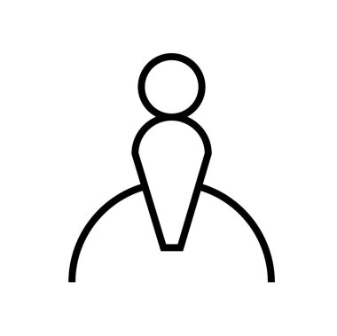 İnsan kaynakları vektör simgesi