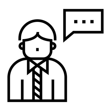 iş ve finans satırı vektör simgesi.