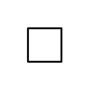 Basit bir karenin vektör illüstrasyonu