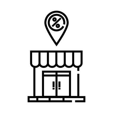 Alışveriş arabası ikon vektör illüstrasyonu