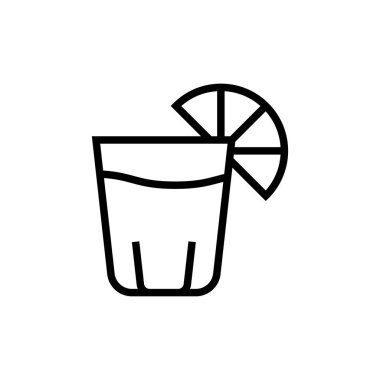 içecek simgesi, vektör illüstrasyonu 