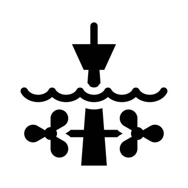 spa ve sağlık çizgisi vektör simgesi.