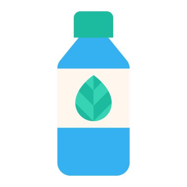 eko kavramı düz ikon vektör çizimi