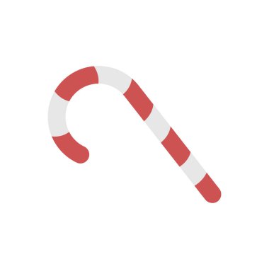 vektör, noel şeker çubuğu simgesi