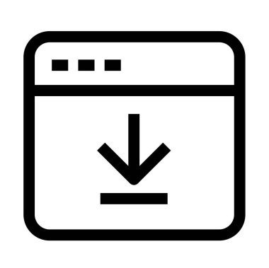 veri depolama vektörü simgesi