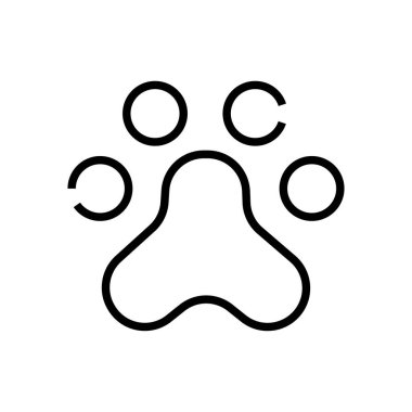 pati simgesi vektör illüstrasyonu