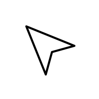 imleç simgesi vektör illüstrasyonu