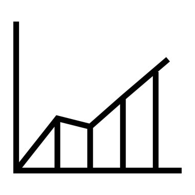Diyagram simgesi vektör illüstrasyonu 