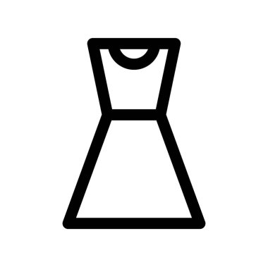 elbise simgesi vektör illüstrasyonu 