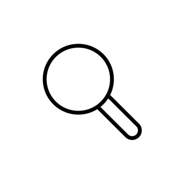 arama web simgesi, vektör illüstrasyonu  