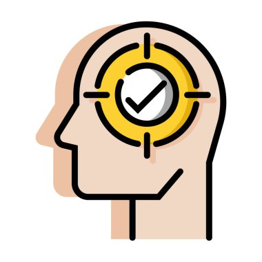 hedef ağ simgesi. Vektör illüstrasyonu 