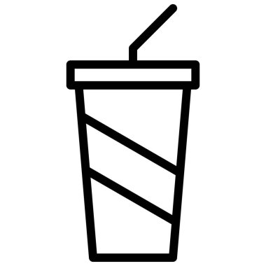 içecek simgesi, vektör illüstrasyonu 