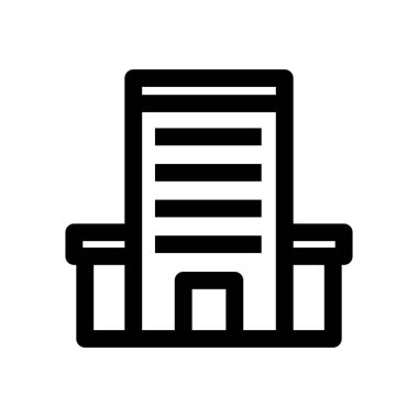 bina simgesi, vektör illüstrasyonu