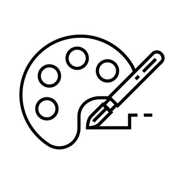 Vektör illüstrasyonu, simge ögesi biçimi