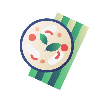 Gıda simgesinin vektör illüstrasyonu