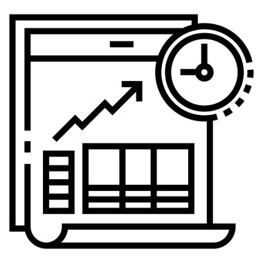 iş web simgesi, vektör illüstrasyonu 