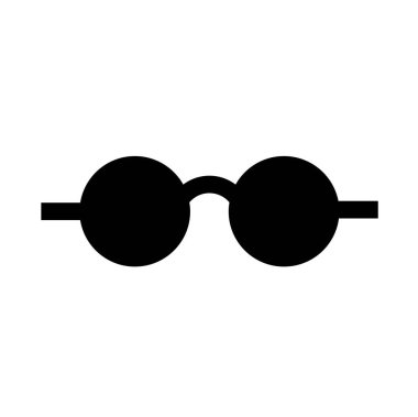 gözlük ikonu vektör illüstrasyonu