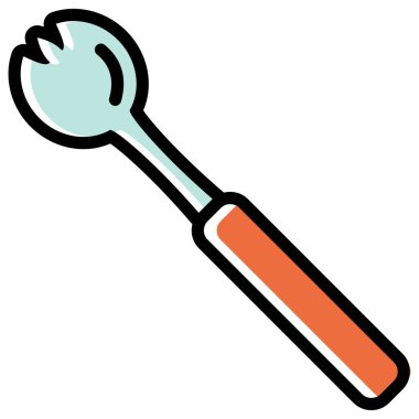 Çatalın vektör çizimi 