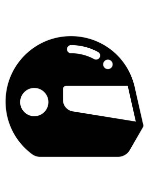 miğferin çizgi sanat vektörü simgesi