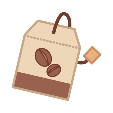 Kahve ağı ikonu. Vektör illüstrasyonu 