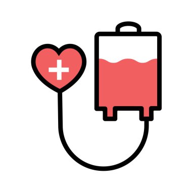 kan, simge, vektör illüstrasyonu 