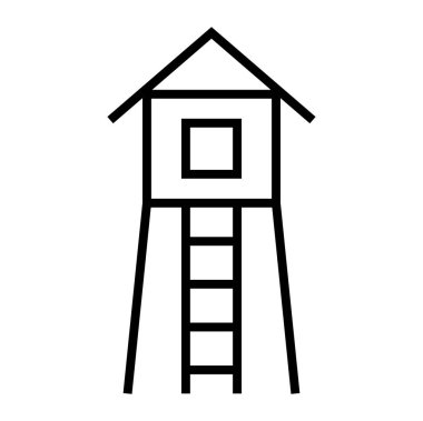 Modern yapı simgesinin vektör illüstrasyonu