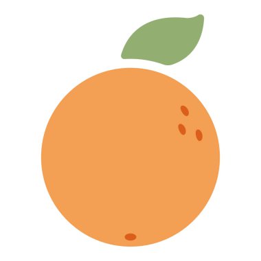 beyaz arkaplanda turuncu simge