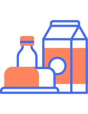 Yemek ağı simgesi. Vektör illüstrasyonu 