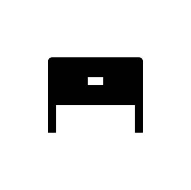 Otel simgesi vektör illüstrasyonu