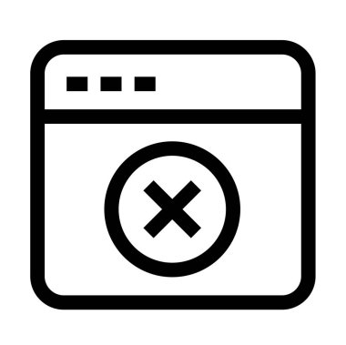 Seo çizgi simgesinin vektör illüstrasyonu