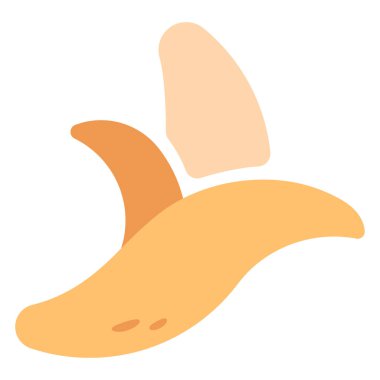 muz, simge, vektör illüstrasyonu 