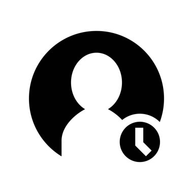 İnsan ağ simgesi. Vektör illüstrasyonu 